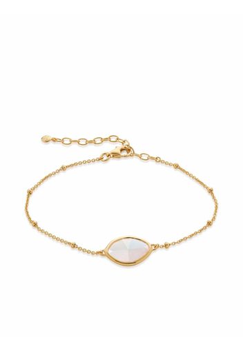 Monica Vinader Bracciale con pietra della luna - Oro