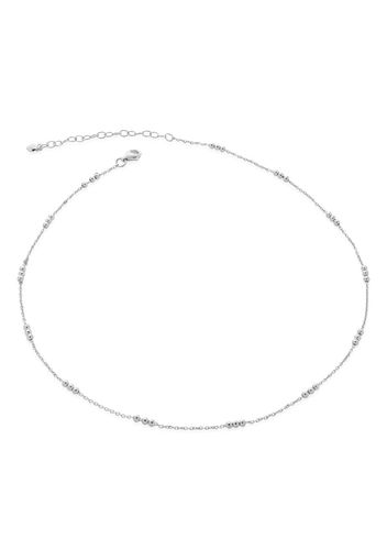 Monica Vinader Triple Beaded Chain Necklace 18-20" - Argento