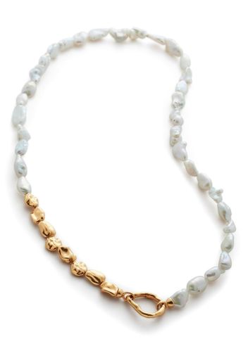 Monica Vinader Keshi pearl-detail necklace - Oro