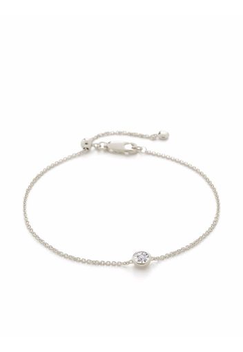 Monica Vinader Bracciale con diamante - Argento