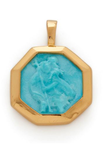 Monica Vinader St Christopher pendant - Oro