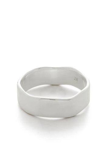 Monica Vinader Siren Muse band ring - Argento