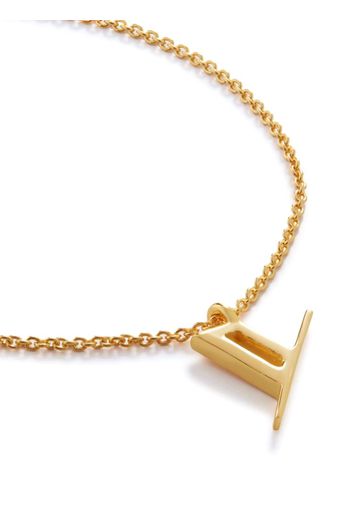 Monica Vinader Collana Alphabet Y in oro Vermeil 18kt - GOLD