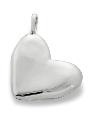 Monica Vinader recycled-silver heart locket - Argento