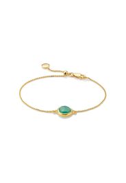 Bracciale a catena con onice verde Siren