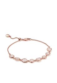 Monica Vinader Bracciale in oro 18kt Siren Mini Nugget Cluster - Rosa