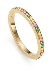 Monica Vinader skinny sapphire eternity ring - Oro