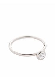 Monica Vinader Anello Diamond Essential - Argento