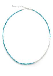 Monica Vinader Nugget Gemstone beaded necklace - Argento