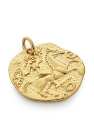 Monica Vinader Pendente Goddess Coin - GOLD