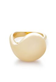 Monica Vinader Nura gold-vermeil ring - Oro