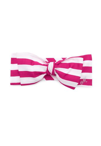 striped bow headband