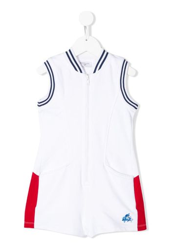 varsity striped playsuit