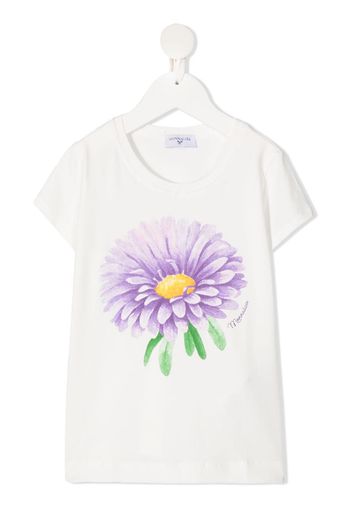 floral print T-shirt