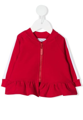 Monnalisa Bomber con orlo a peplum - Rosso