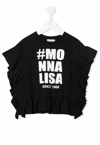 Monnalisa T-shirt con stampa - Nero