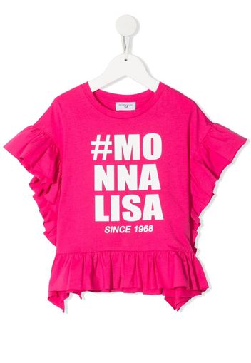 Monnalisa T-shirt con stampa - Rosa