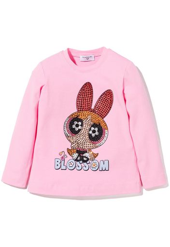 Monnalisa T-shirt Blossom Powerpuff girl - Rosa