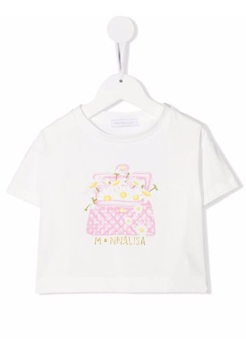 Monnalisa T-shirt con stampa - Bianco