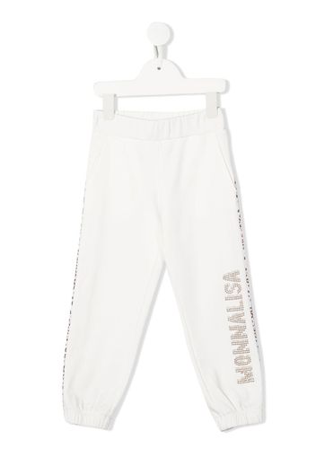 Monnalisa Pantaloni sportivi con stampa - Bianco