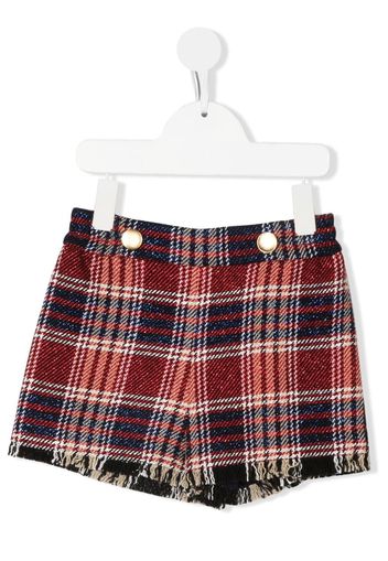 Monnalisa Shorts a quadri - Rosso