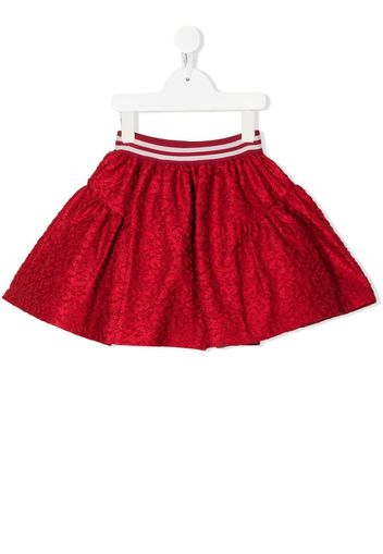 Monnalisa Gonna con effetto jacquard - Rosso