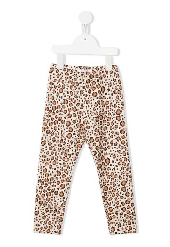 Monnalisa Pantaloni con stampa animalier - Marrone