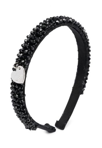 Monnalisa crystal-embellished headband - Nero