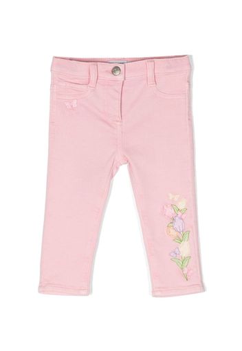 Monnalisa Pantaloni con ricamo - Rosa