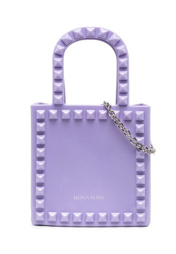 Monnalisa Borsa mini con borchie - Viola