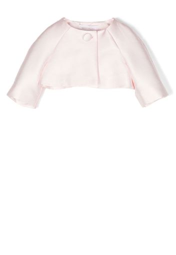 Monnalisa cropped longs-sleeve jacket - Rosa