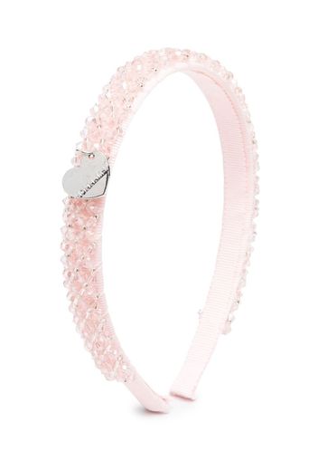 Monnalisa crystal-embellished headband - Rosa