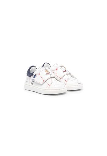 Monnalisa Sneakers Snoopy con stampa grafica - Bianco