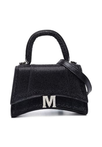 Monnalisa Marsupio con logo di strass - Nero