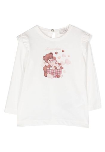 Monnalisa T-shirt con stampa - Bianco