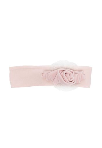 Monnalisa rose-detail headband - Rosa