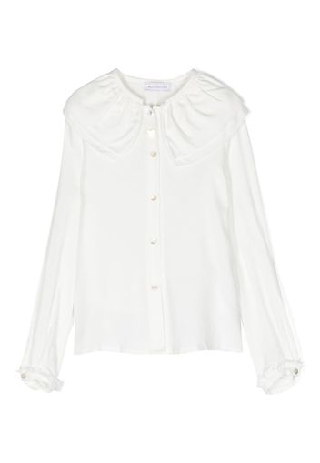 Monnalisa Camicia con ciondolo - Bianco