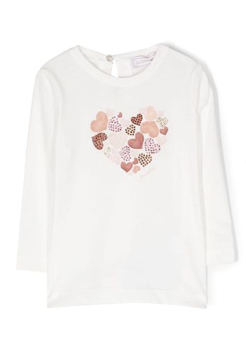 Monnalisa T-shirt con stampa grafica - Bianco