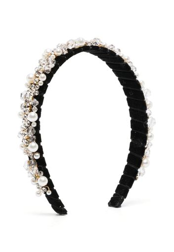 Monnalisa bead-embellished headband - Nero