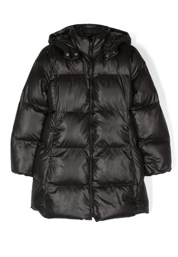 Monnalisa padded hooded coat - Nero