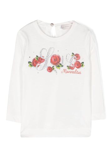 Monnalisa T-shirt con stampa - Bianco