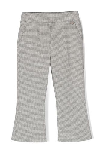 Monnalisa Pantaloni svasati in pied-de-poule - Grigio