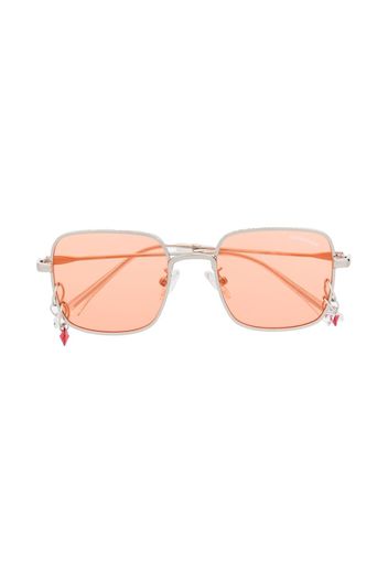 Monnalisa sqaure-frame sunglasses - Argento