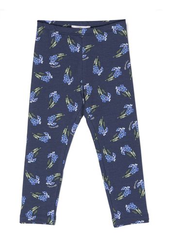 Monnalisa Leggings a fiori - Blu