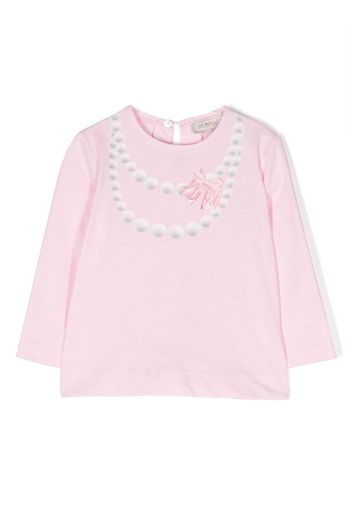 Monnalisa Blusa con stampa - Rosa