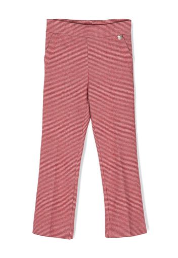 Monnalisa straight-leg trousers - Rosso