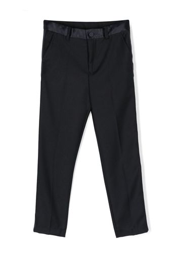 Monnalisa slim-cut smart trousers - Blu