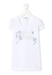 Monnalisa T-shirt con stampa Tinker Bell - Bianco