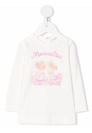 Monnalisa T-shirt con stampa grafica - Bianco