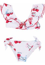 Monnalisa Bikini con stampa - Bianco